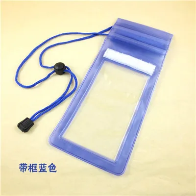Водонепроницаемый чехол-сумка универсальная сумка для мобильного телефона чехол для плавания mi ng под водой для iphone 6 7 8 plus чехол для sumsung для Xiaomi mi 8 - Цвет: blue case