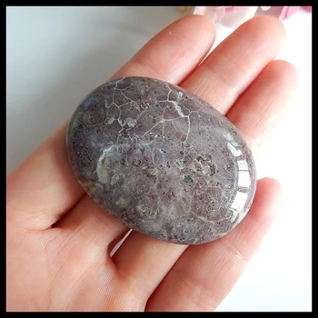 

Purple Jasper fashion pendants Cabochons ,Semi-precious stones jewelry accessories,51x38x9mm,23.9g