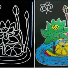 10 шт радужные скретч и эскизы художественные бумаги для детей, скретч-арт волшебное Рисование царапин искусство раннего обучения 13*17 см