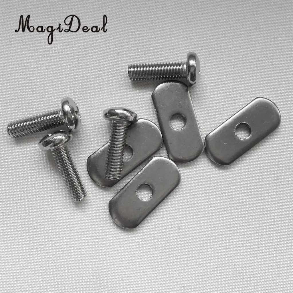 Aluminum Pair 12 inch Rail Hold Mount with Screws Mounting Hardware for Kayak Boat Dinghy Fishing Pole Rod Holder Accessories