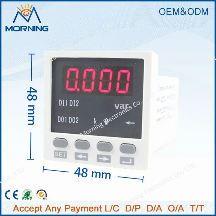 

Q81 frame size 48*48 low price led industrial single-phase digital reactive power meter