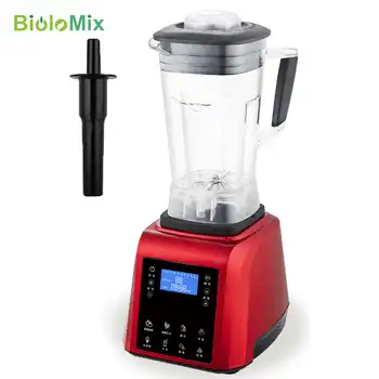 Digital TouchPad Timer 3HP BPA FREE automatical professional smoothies power blender food heavy duty smart program mixer juicer