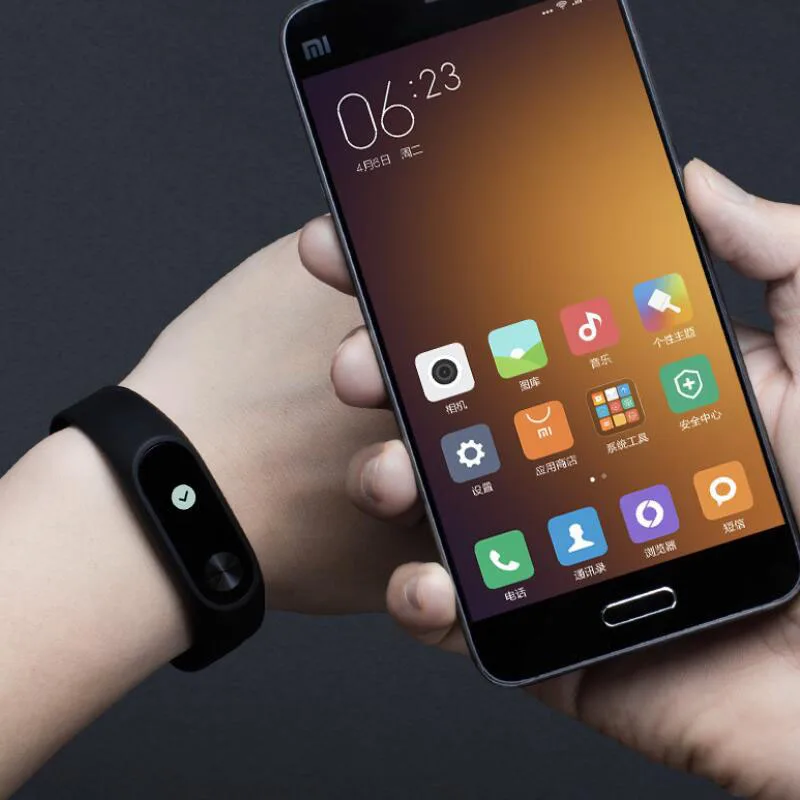 In Stock 2016 Original Xiaomi Mi Band 2 Smart Wristband Bracelet Band2 Clock OLED Screen Touchpad Pulse Heart Rate IP67 Fitness