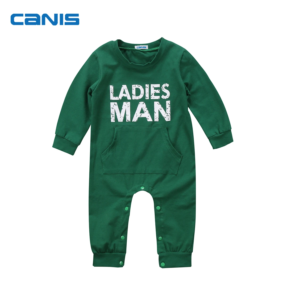Newborn Baby Infant Boy Ladies Man Romper Clothes Green Jumpsuit Outfits Kids Baby Boys One
