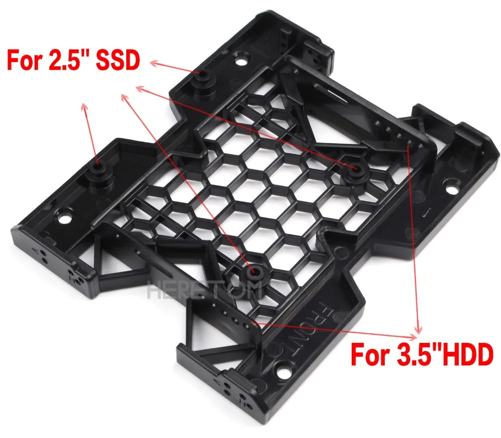 Heretom Новый монтажный охлаждающий вентилятор с 5 25 &quotна 3 5&quot 2 &quotкронштейн лотка HDD