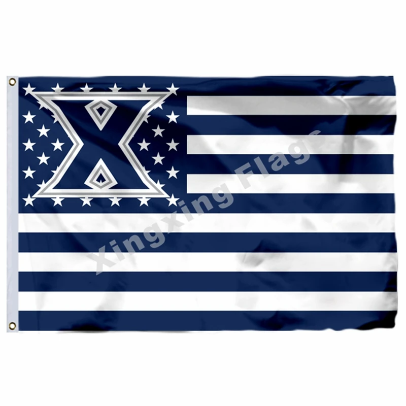 Xavier Musketeers Nation Flag 3ft x 5ft Polyester Banner Flying Size No.4 90*150cm Custom | Дом и сад