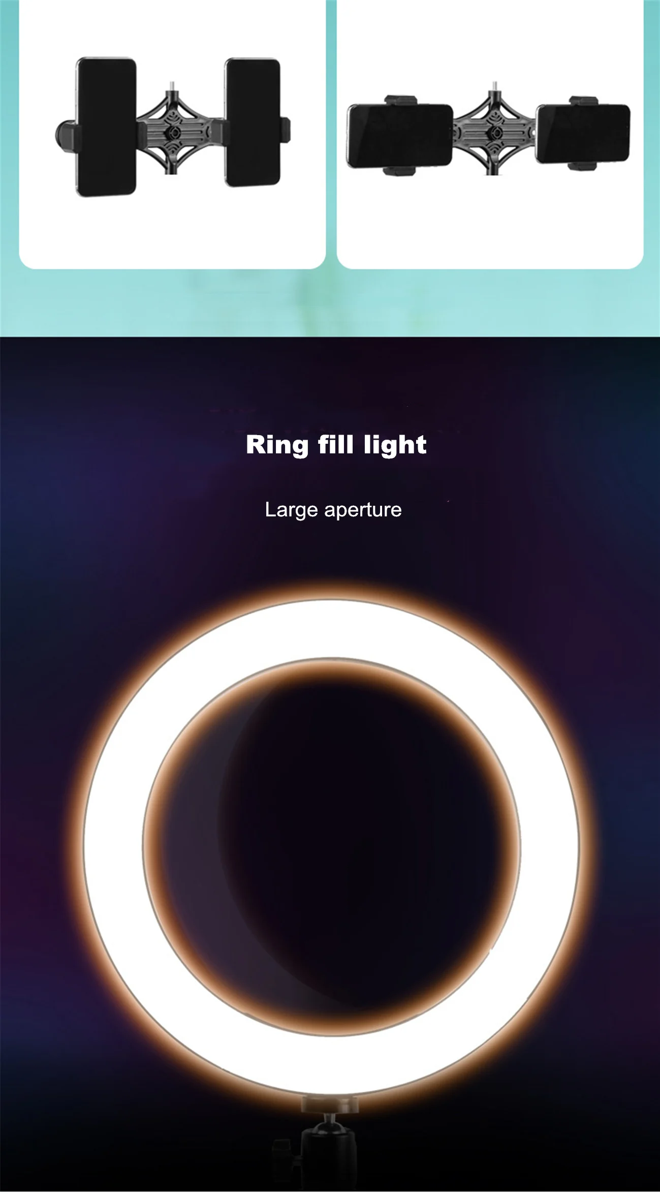 Красота свет мобильный телефон Кронштейн многофункциональный заполняющий свет селфи фотография якорь прямой трансляции артефакт диаметр