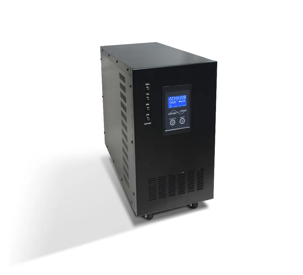 

off grid solar inverter 5kva 4000w pure sine wave Line Interactive UPS dc to ac inverter 12V to 220V