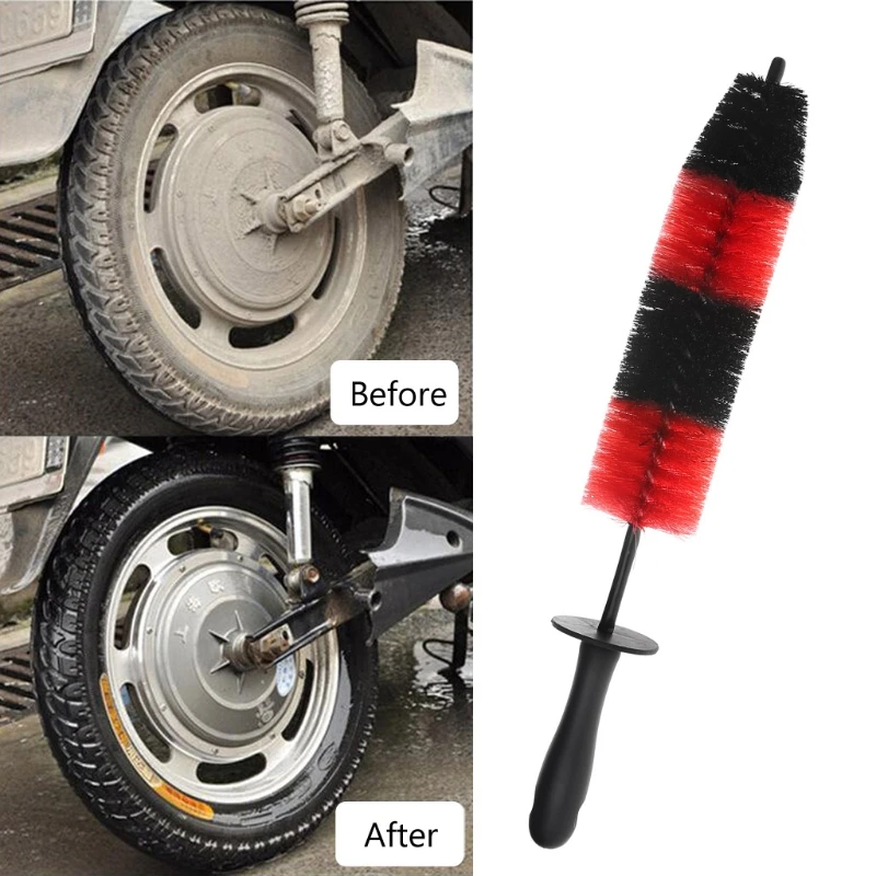 450mm Long Car Grille Wheel Engine Brush Wash Valet Shampoo Tire
