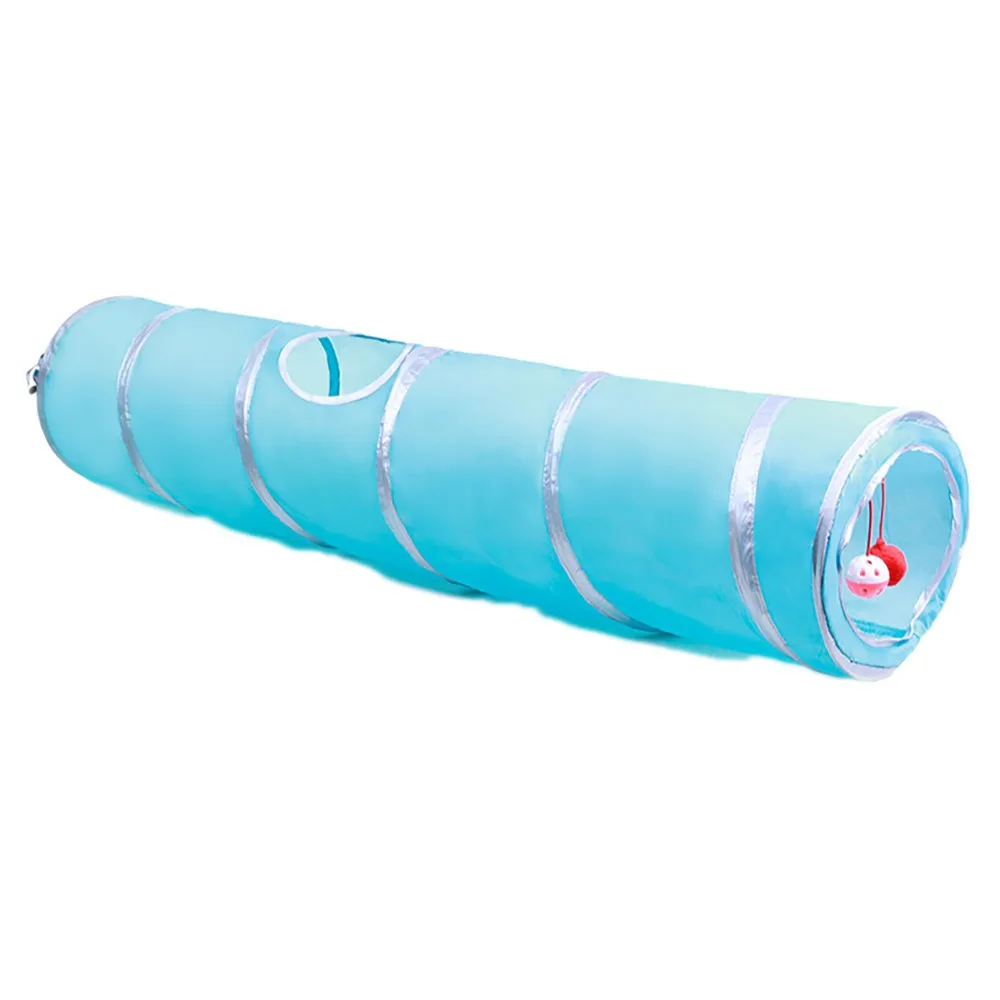 cute Pet Tunnel with Ball Cat Play Tunnel Funny Cat Long Tunnel Kitten Play Toy Collapsible Animals Tunnel 2 Holes Easy Pack cute Pet Tunnel with Ball Cat Play Tunnel Funny Cat Long Tunnel Kitten Play Toy Collapsible Animals Tunnel 2 Holes Easy Pack
