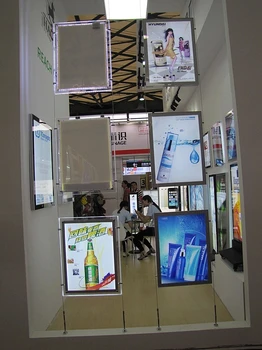 

6PCS Real Estate Agency LED Window Display A3 Double Sided Magnetic Acrylic Face Light Panel Boxes