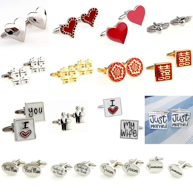 

Fashion 16 Designs Wedding Cufflink Cuff Link 1 Pair Free Shipping Biggest Promotion