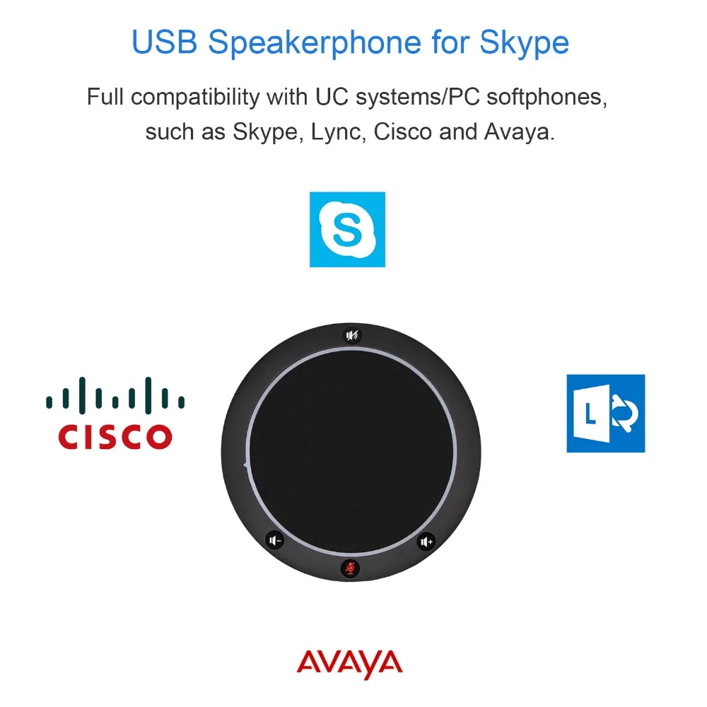 TONGVEO NA100 USB динамик телефон для теле/видео конференции время лица и звонки конференц-связь динамик для Skype телефон