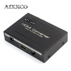 AIXXCO HDMI аудио экстрактор сплиттер к SPDIF RCA стерео L/R аналоговый выход конвертер адаптер с адаптером питания