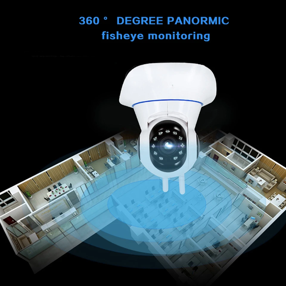 Wsdcam 1080P IP Camera Wireless Home Security Camera Surveillance Camera Wifi Night Vision CCTV Cam - 33014910401