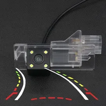 Интеллектуальная динамическая траектория треков парковочная камера заднего вида для Renault Fluence 2013 Автомобильная Водонепроницаемая резервная камера