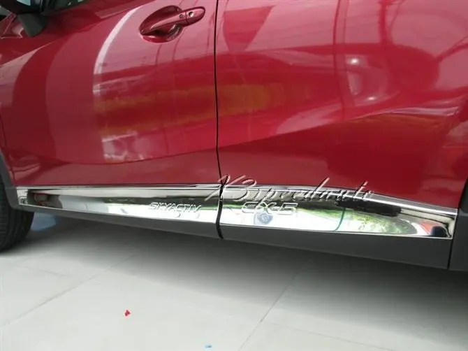 

Stainless Steel Car Styling Side Molding Trim Cover Trim For Mazda CX-5 2012 2013