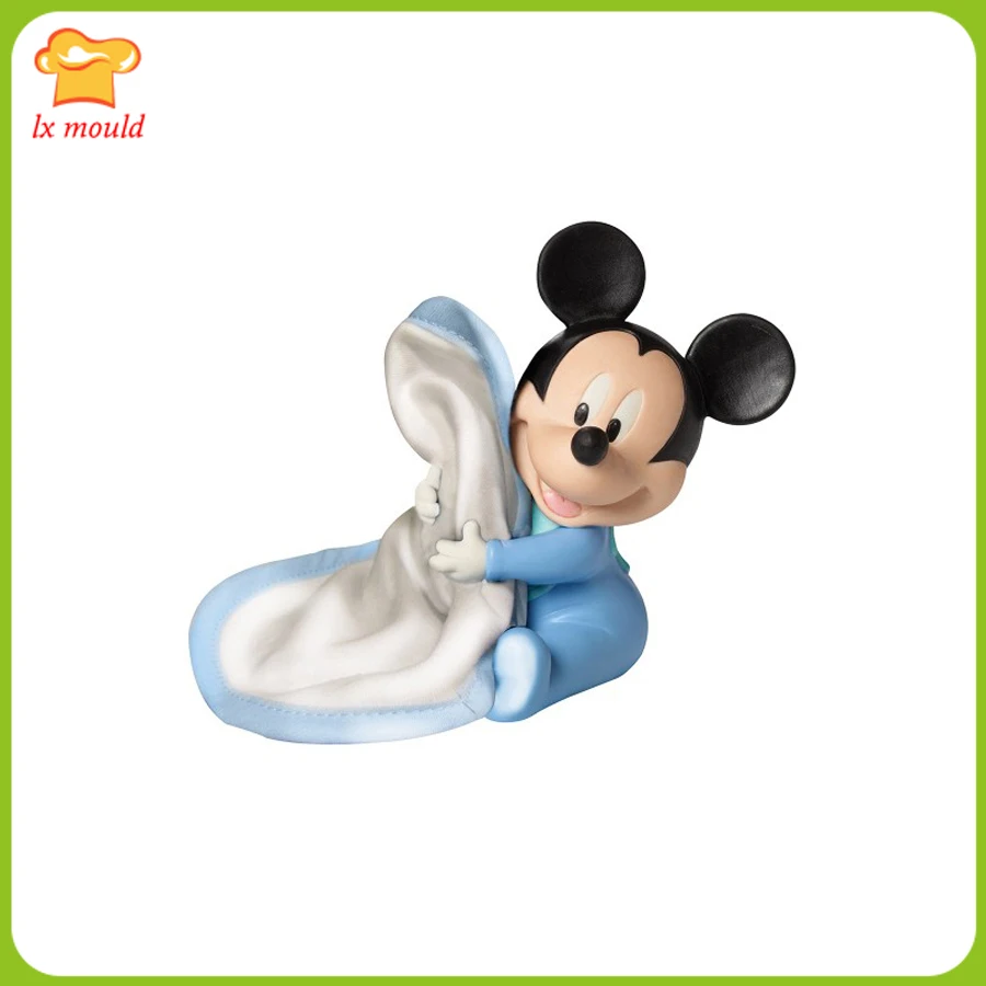 Новинка, силиконовая форма с изображением мышки из мультфильма, 3 d, силиконовая форма для мыла ручной работы