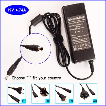 

19V 4.74A Laptop Ac Adapter Battery Charger for Samsung E251 NP-E251E E152 E252 E372 300E NP-300V 305E E3415 NT-E3415 E3420