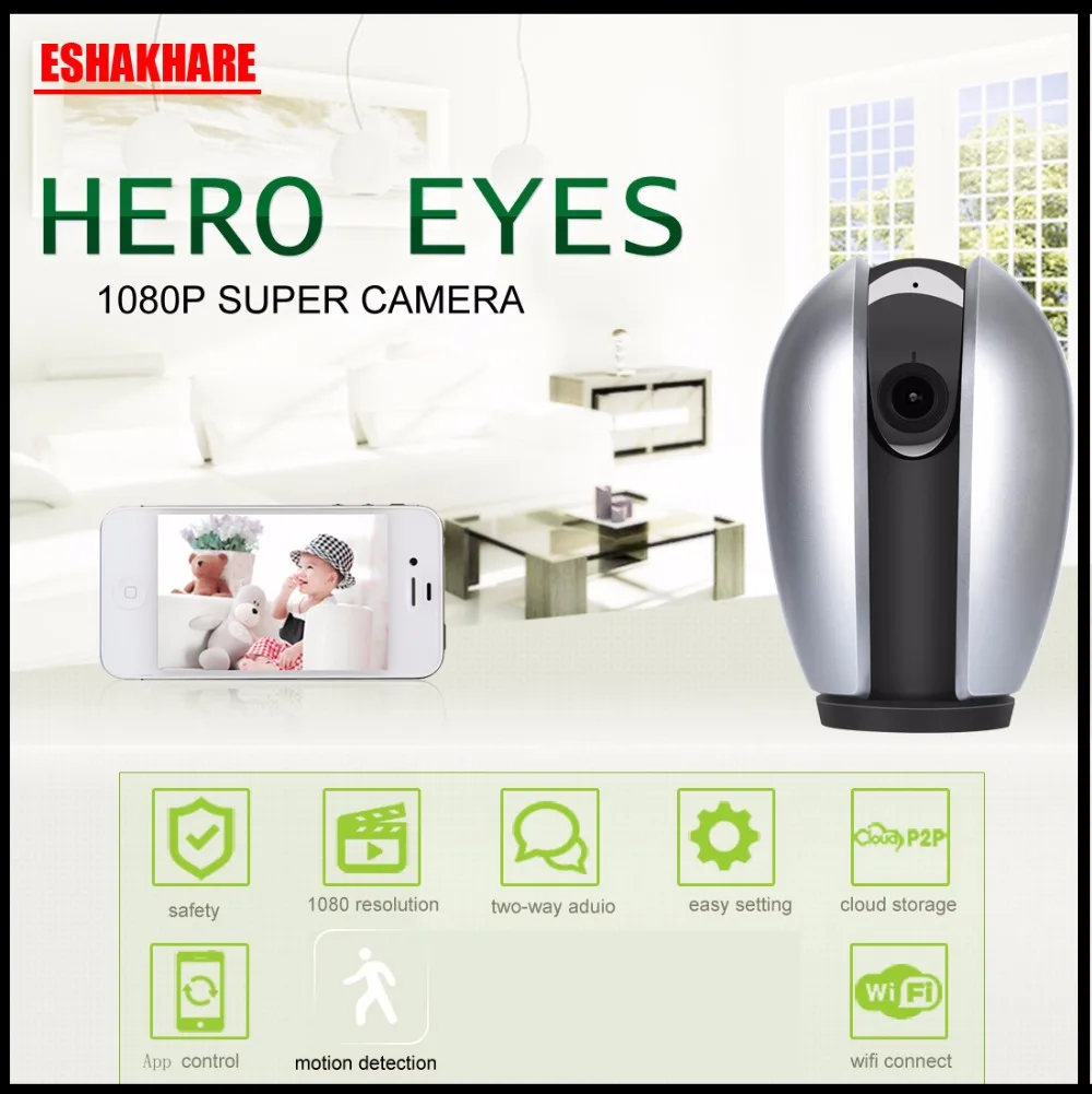 

1080P HD home security system wifi camera APP control baby monitor with motion detection alarm system