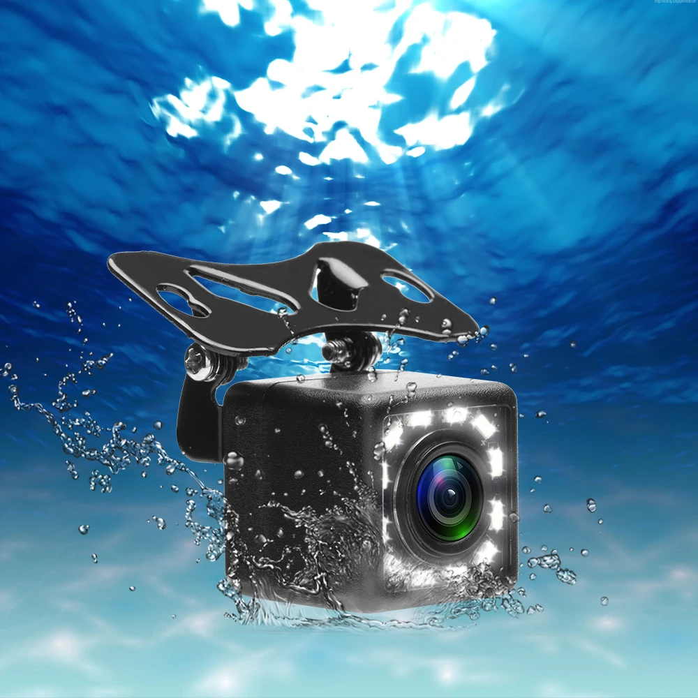 Hikity водонепроницаемая автомобильная камера заднего вида 170 широкоугольная HD CCD 12 Светодиодный ночного видения заднего хода парковочная камера s автомобильный стиль