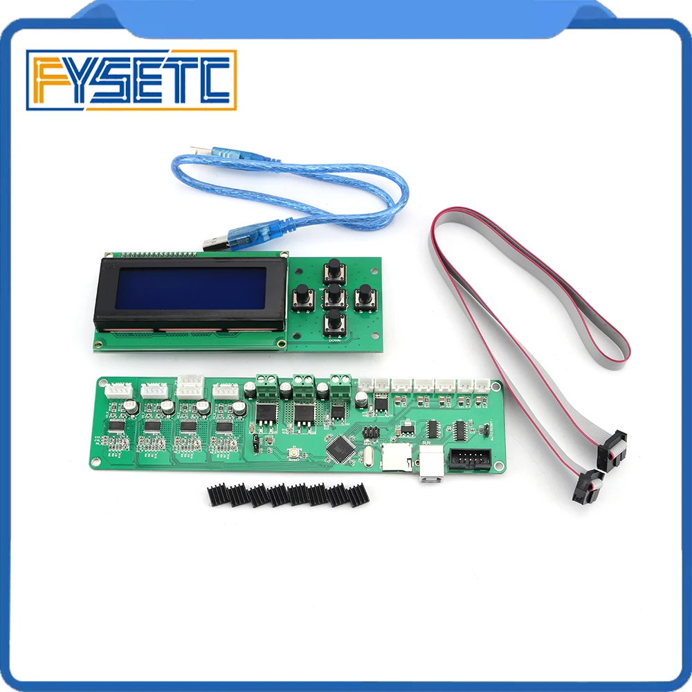 

2004LCD+Melzi 2.0 1284P 3D Print PCB Board IC ATMEGA1284P Accessories For Tronxy 3D Printer Control Board DIY Kit Part