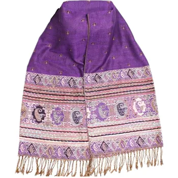 

Fashion Peurple Women's Acrylic Bee Reversible Two-Face Pashmina Shawl Scarf Scarves Dropshipping 70 x 190 cm