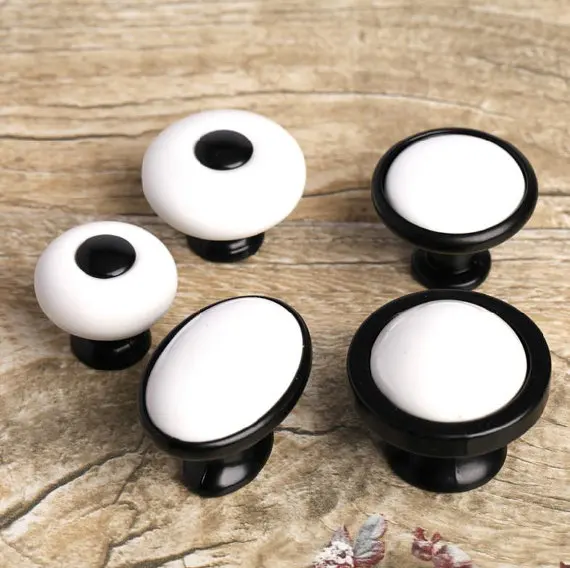 black dresser knobs