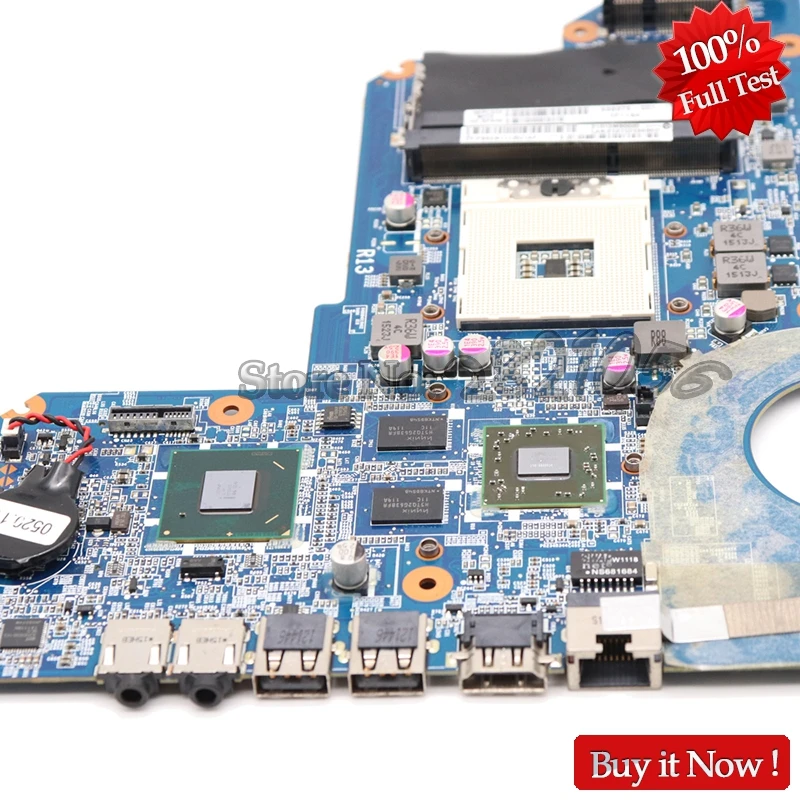 Материнская плата NOKOTION 636375 001 DA0R13MB6E0 для ноутбука HP Pavilion G4 G6 G7 650199 HM65 HD6470 1 ГБ DDR3 100%