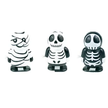 Прыжки, винтажная игрушка, Классическая Игрушка для мальчиков и девочек, милый мультяшный ребенок, Хэллоуин, заводные Детские Классические оловянные заводные игрушки