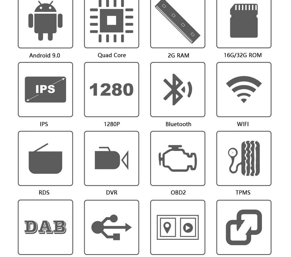 Cheap 1 Din Android 9.0 Car DVD Multimedia For Chrysler 300C Jeep Grand Cherokee Jeep Compass Dodge Ram Sebring Radio GPS Navigation 3