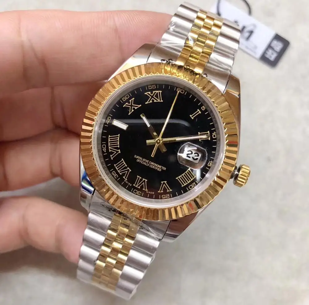 

Top sale 41mm Datejust Watches Men Mechanical Automatic Watch Reloj Business Fashion steel Clasp Stainless Steel mens watch