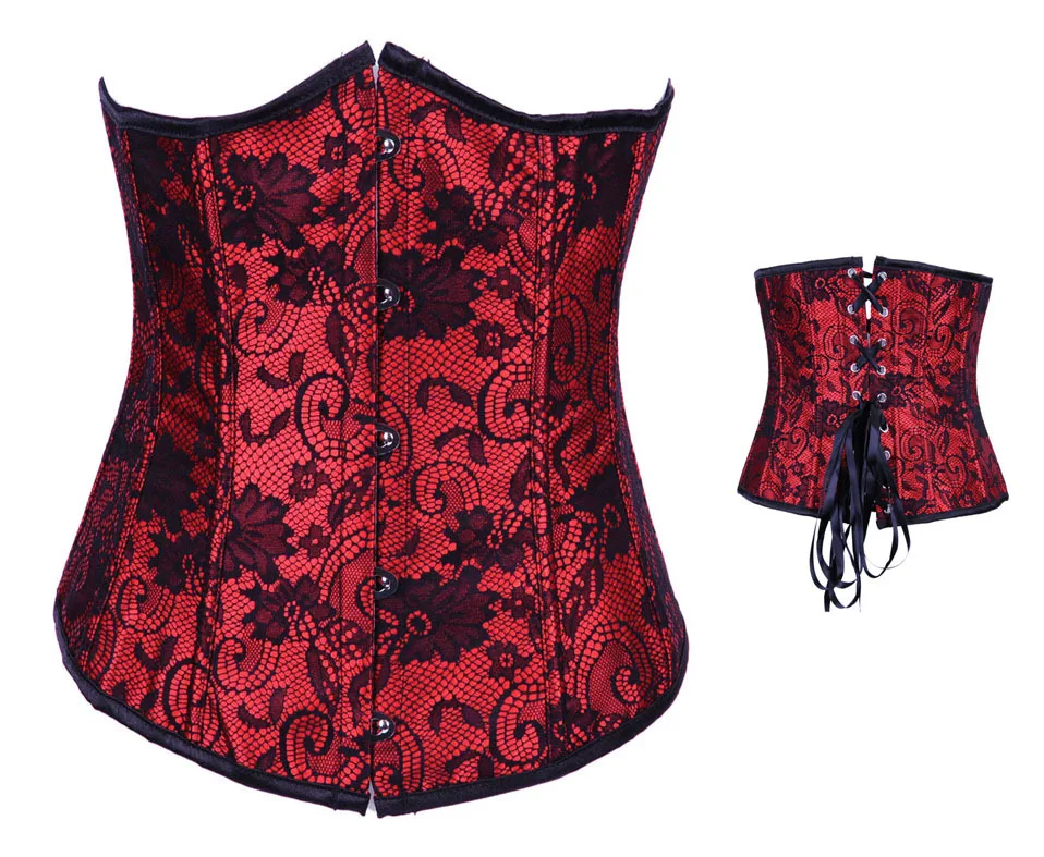 Wholesale Red Underbust Body Shaper Woman Sexy Underbust Corsets