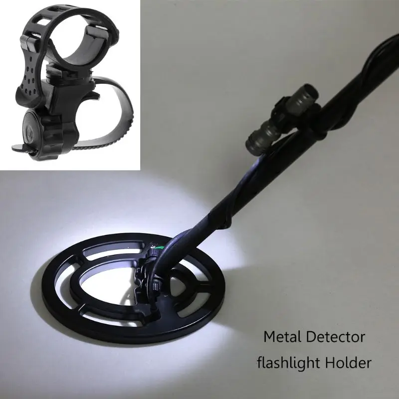 Металлоискатель держатель велосипеда Фонарик PIN держатель для указки фонарик крепление подходит для всех видов подземных детекторов