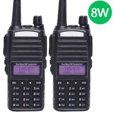 2 шт. Baofeng UV-82 Plus 10 км дальность 8 Вт Мощный 8 Вт двухканальные рации двухстороннее cb радио трансивер Amador обновление UV82 2 шт. Baofeng UV-82 Plus 10 км дальность 8 Вт Мощный 8 Вт двухканальные рации двухстороннее cb радио трансивер Amador обновление UV82