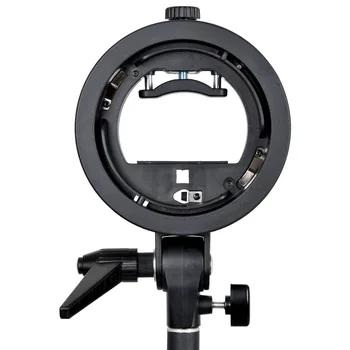 

Godox S-type S-EC Durable plastics Speedlite Bracket Elinchrom Mount Holder for Flash Snoot Softbox Honeycomb