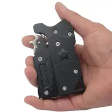 New Arrival Zinc Alloy Mini Folding Rubber Band Gun Model Toy Hair Band Bow Desktop Decoration New Arrival Zinc Alloy Mini Folding Rubber Band Gun Model Toy Hair Band Bow Desktop Decoration