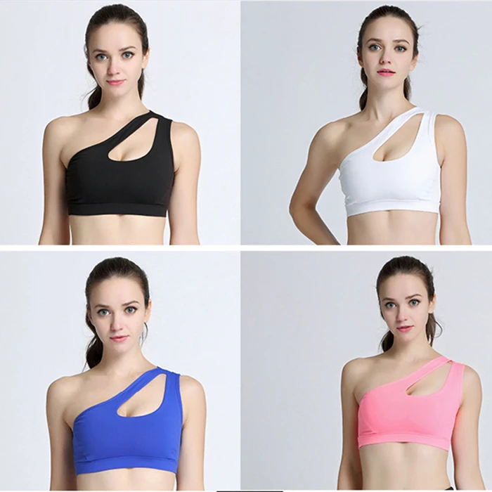 2017-Sexy-One-Shoulder-Solid-Sports-Bra-Women-Fitness-Yoga-Bras-Gym-Padded-Sport-Top-Athletic_