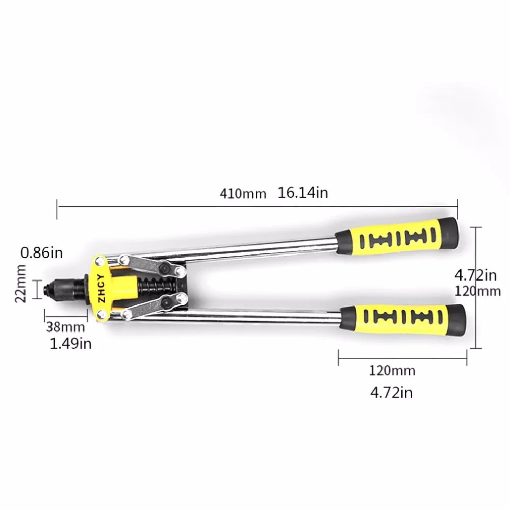 Практичный дизайн ручной Клепальщик штора заклепки пистолет ручной инструмент для мастерской/инструментов/домашнего ремесла/хоббитов/модельеров