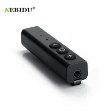 KEBIDU V5.0 беспроводной Bluetooth приемник ручка клип мини аудио AUX 3,5 мм разъем музыка стерео адаптер громкой связи для наушников динамик