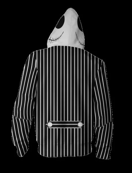 Джек Скеллингтон костюмы толстовки с капюшонами с изображением клоунов куртка косплей 3D печатных молнии толстовки мультфильм Толстовка для мужчин и женщин спортивные толстовки