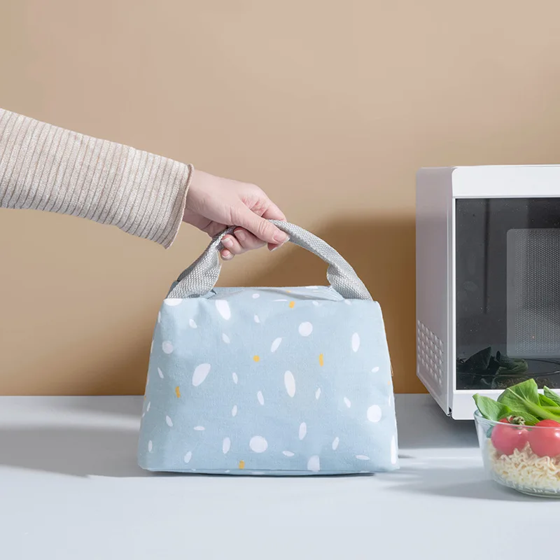 

Lunch Bag For Women Zipper Insulation Bag Outdoor Fresh-keeping Picnic Lunch Bags Ice Pack Wholesale