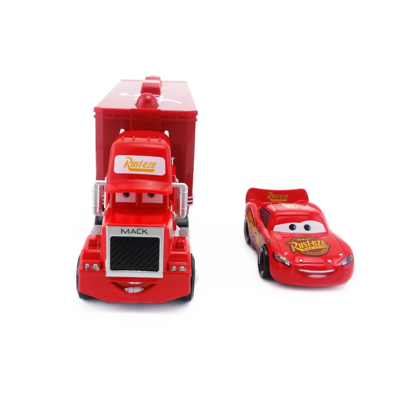 Disney Pixar тачки № 95 Mack гонщик грузовик и радиатор Весна McQueen 1:55 литье под давлением