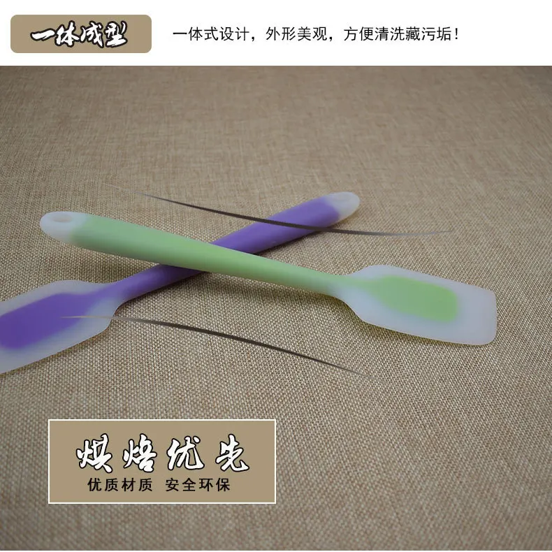5 шт. большой полупрозрачный все в одном силиконовый скребок для смешивания
