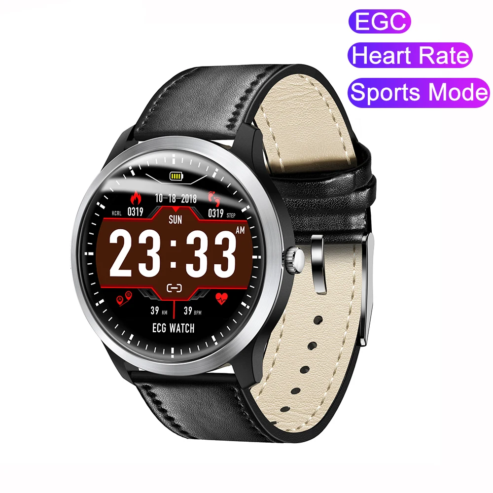 

N58 ECG Smartwatch Men Heart Rate Monitor Smart Watch support Electrocardiogram Measurement 3D Multi sport Fitness Tracker