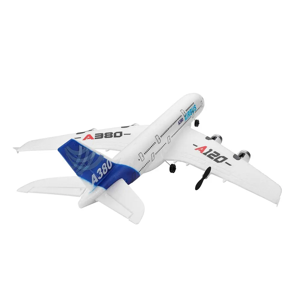  A120-A380 Airbus 24 GHz 3CH RC avión ala fija Drone aeromodelamiento Avión de Control remoto de sei