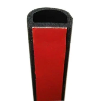 

Black 4m Auto Door D-shape Rubber Seal Strip Waterproof Car Door Edge Sealing Moulding Sticker Strip