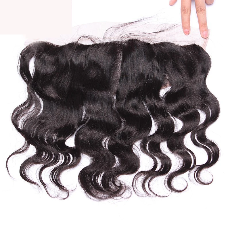 

You May Hair Body Wave Brazilian Remy Hair Medium Brown Lace Color 13"x4" Lace Frontal Closure