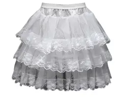 Бальное платье принцессы 3 слоя кружевная юбка дети платья для девочек с цветочным узором кринолиновая юбка балетные костюмы танец слипы