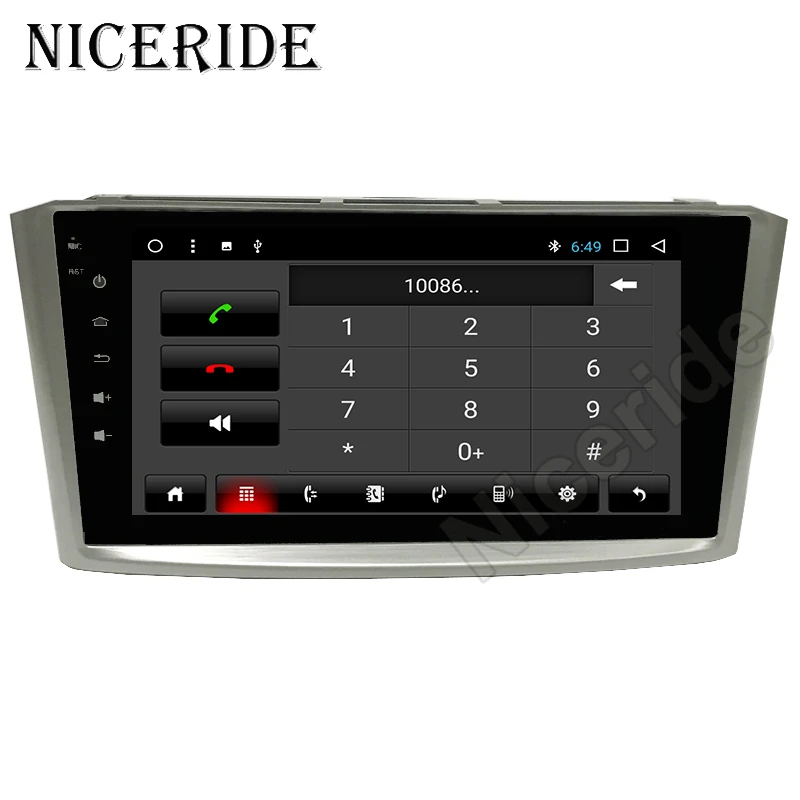 Clearance 8" Screen Android 8.1 Car DVD Player For Toyota Avensis 2002-2008 T25 Car GPS Navigation Stereo multimedia auto radio head unit 5